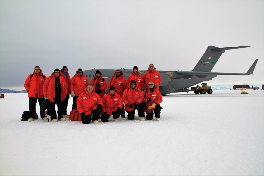 Medium Size Photo of AWARE Team at McMurdo Station 11-06-2015